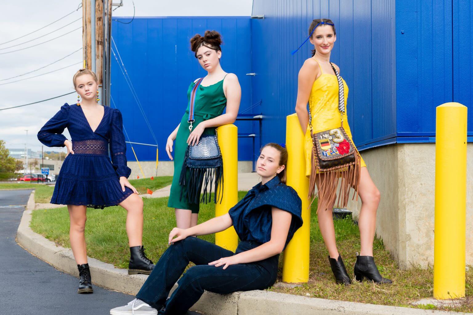 Bold teen creator team photo shoot at IKEA CT