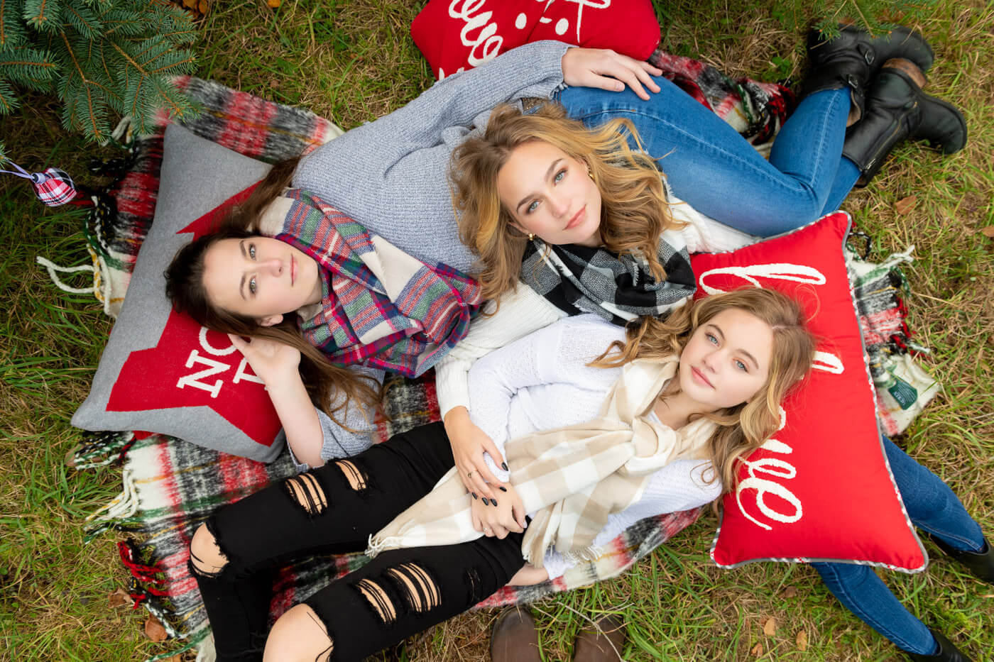 Planet Photo Creator Team Tribe on location at the Christmas tree farm in New Milford, CT