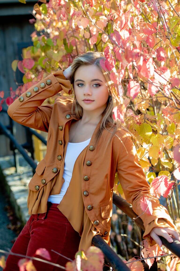 senior portrait photographer new milford litchfield county ct