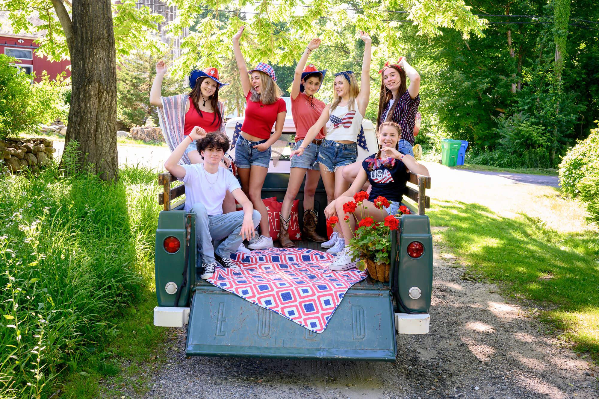 july 4th teen group shoot
