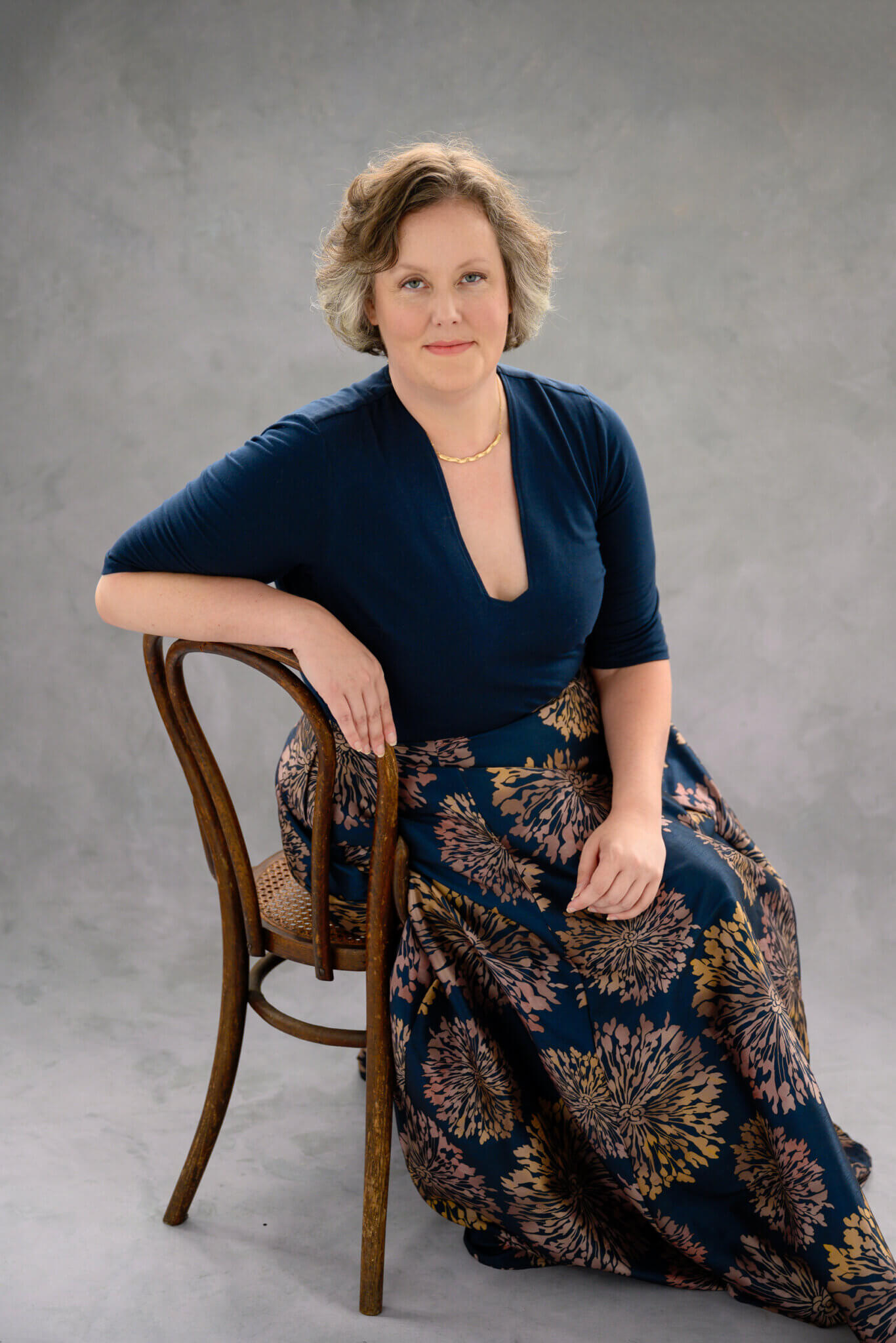 survivor portraits experience emily in New Milford CT studio