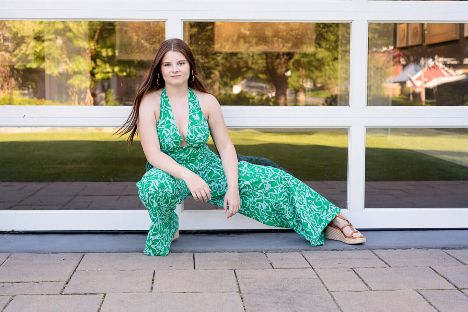 New Milford HS senior Katie in Washington Depot by Janet Taub