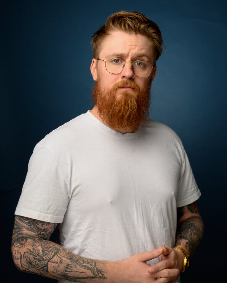 Casual branding portrait that shows personality