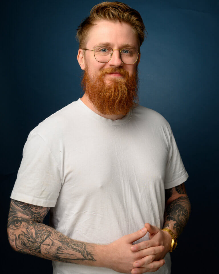 Casual branding portrait that shows personality