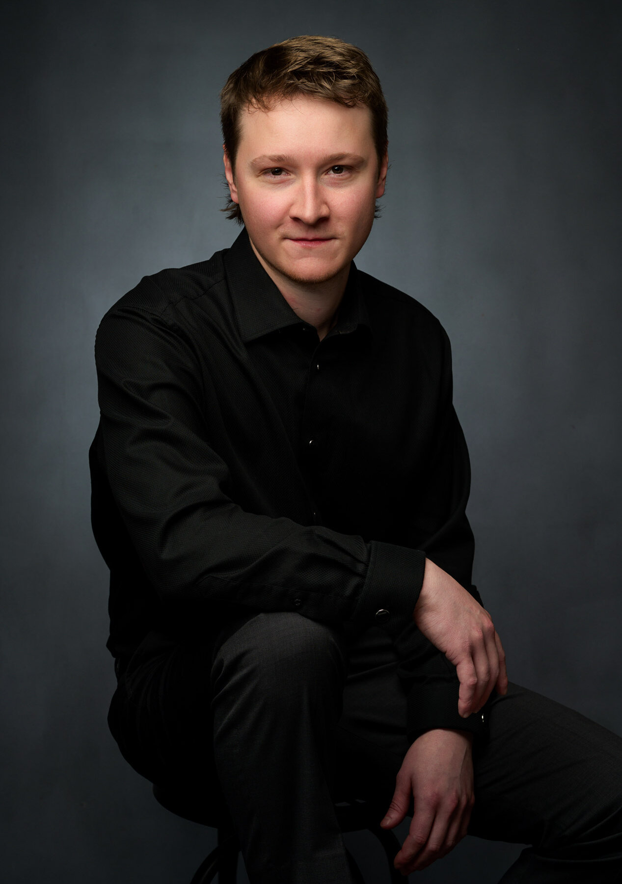 Branding headshot of young man