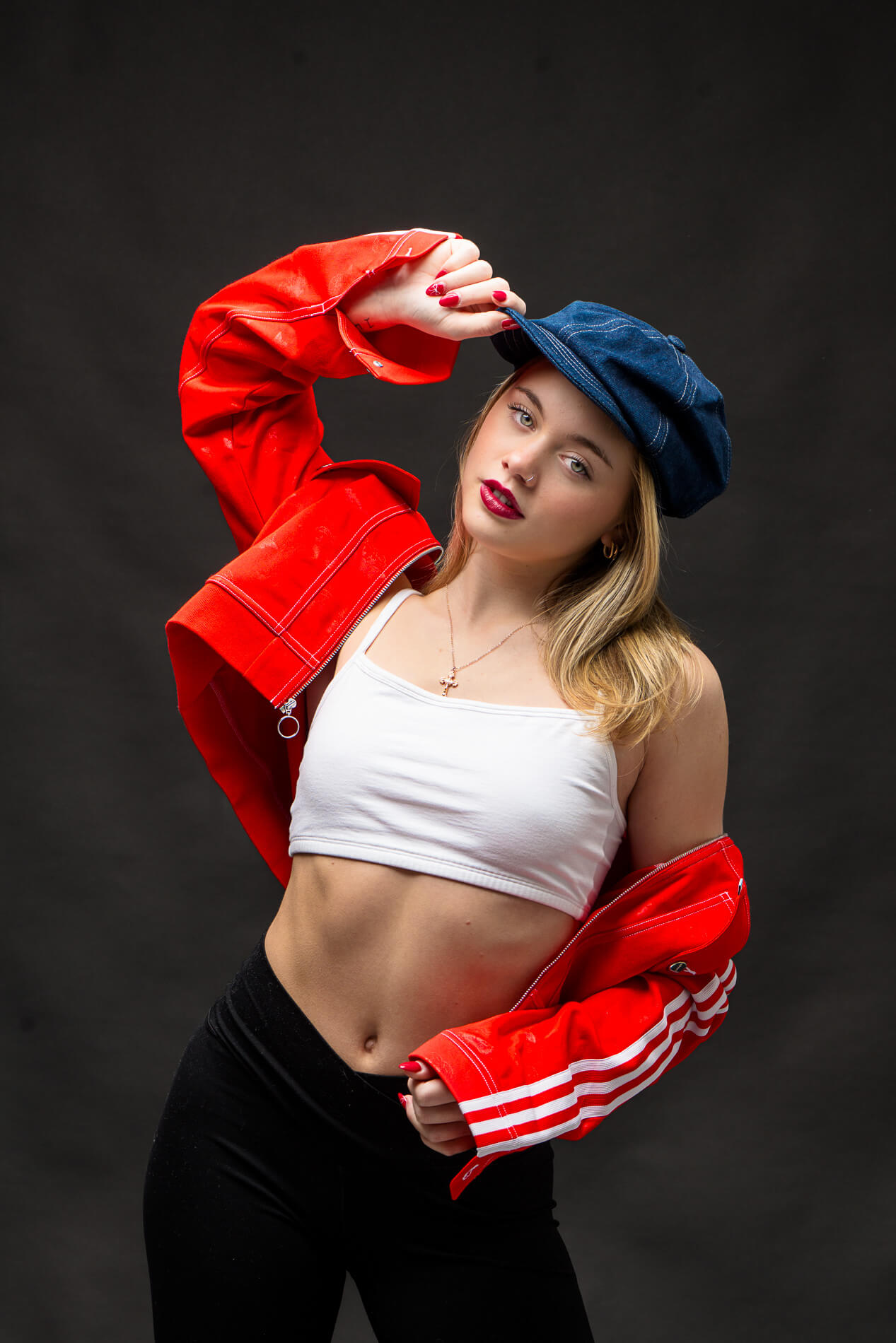 Erinn BTS Studio red jacket_0001-Social_ Erinn BTS Studio red jacket_0001-Social_
