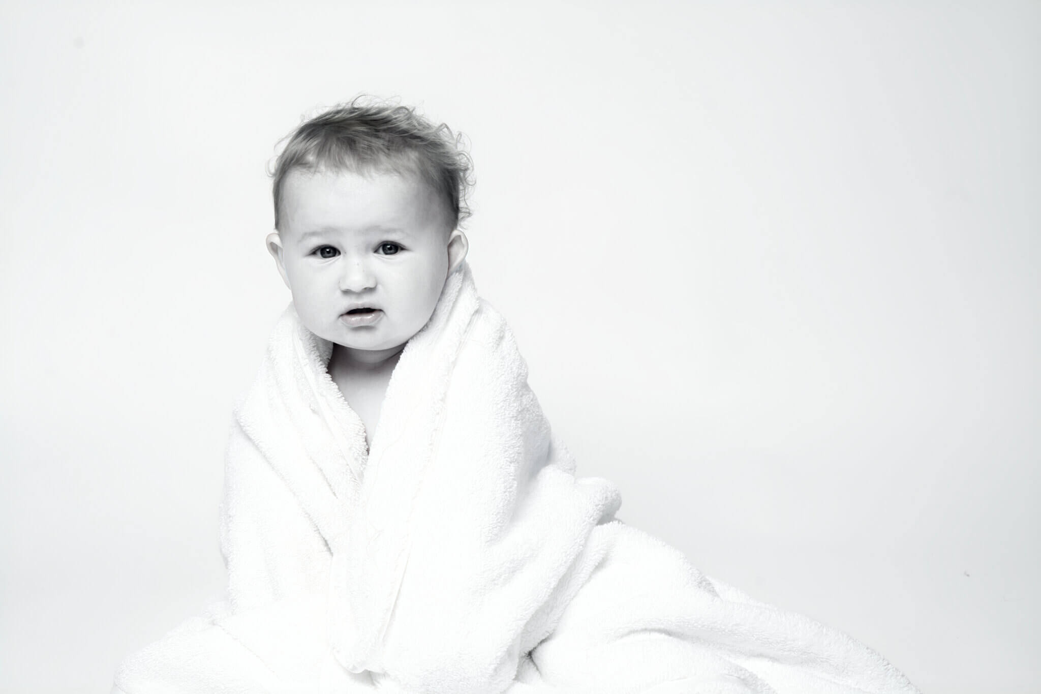 Black and white childrens studio photography in New Milford CT