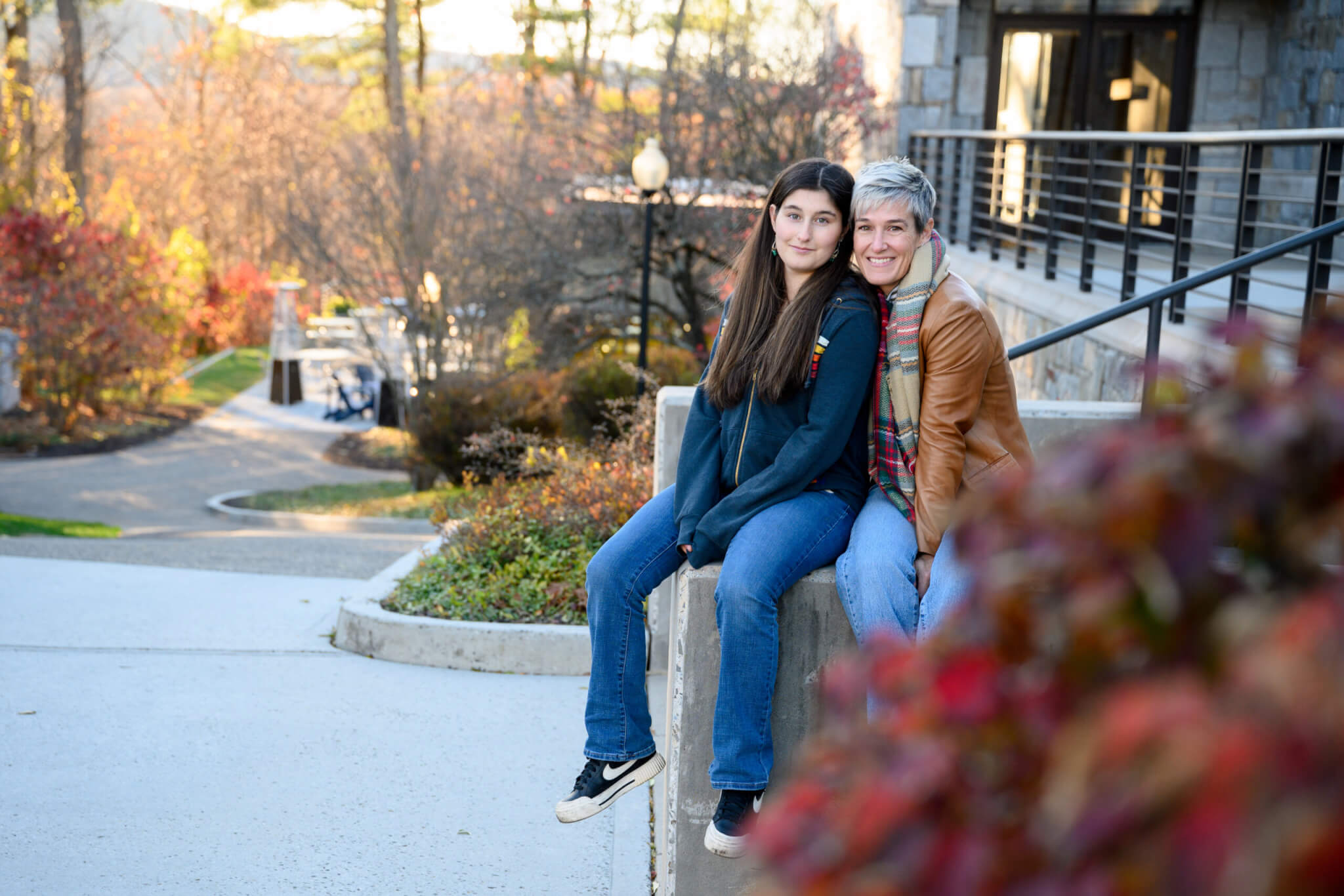 Gilmore Girls inspired photoshoot with Mother and daughter in New Milford CT