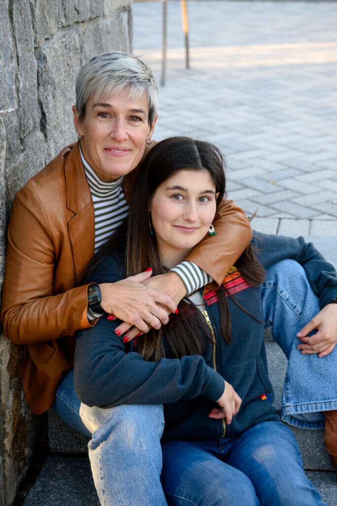 Gilmore Girls inspired photoshoot with Mother and daughter in New Milford CT