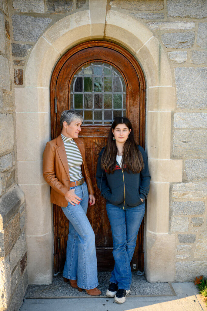 Gilmore Girls inspired photoshoot with Mother and daughter in New Milford CT
