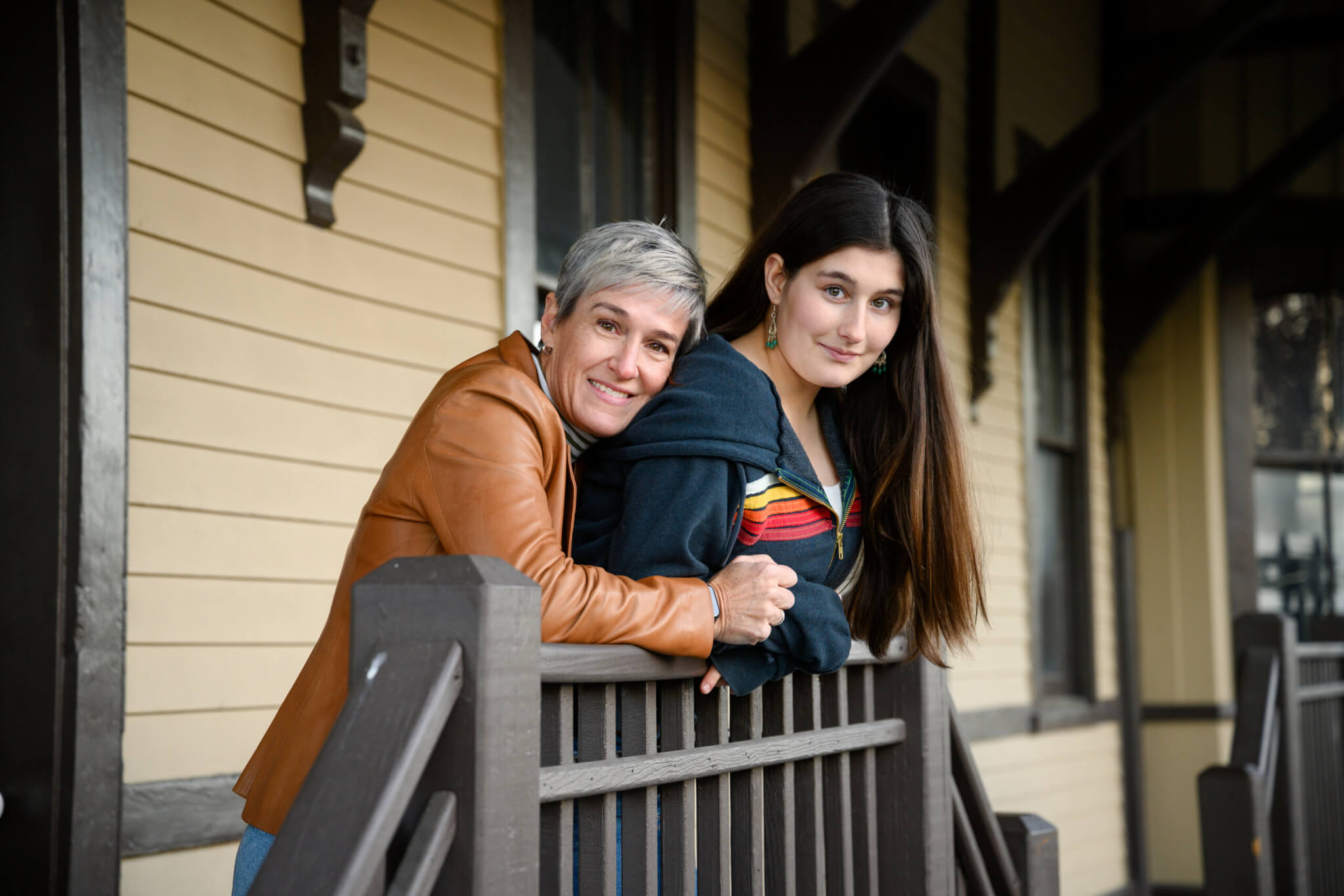 Gilmore Girls inspired photoshoot with Mother and daughter in New Milford CT
