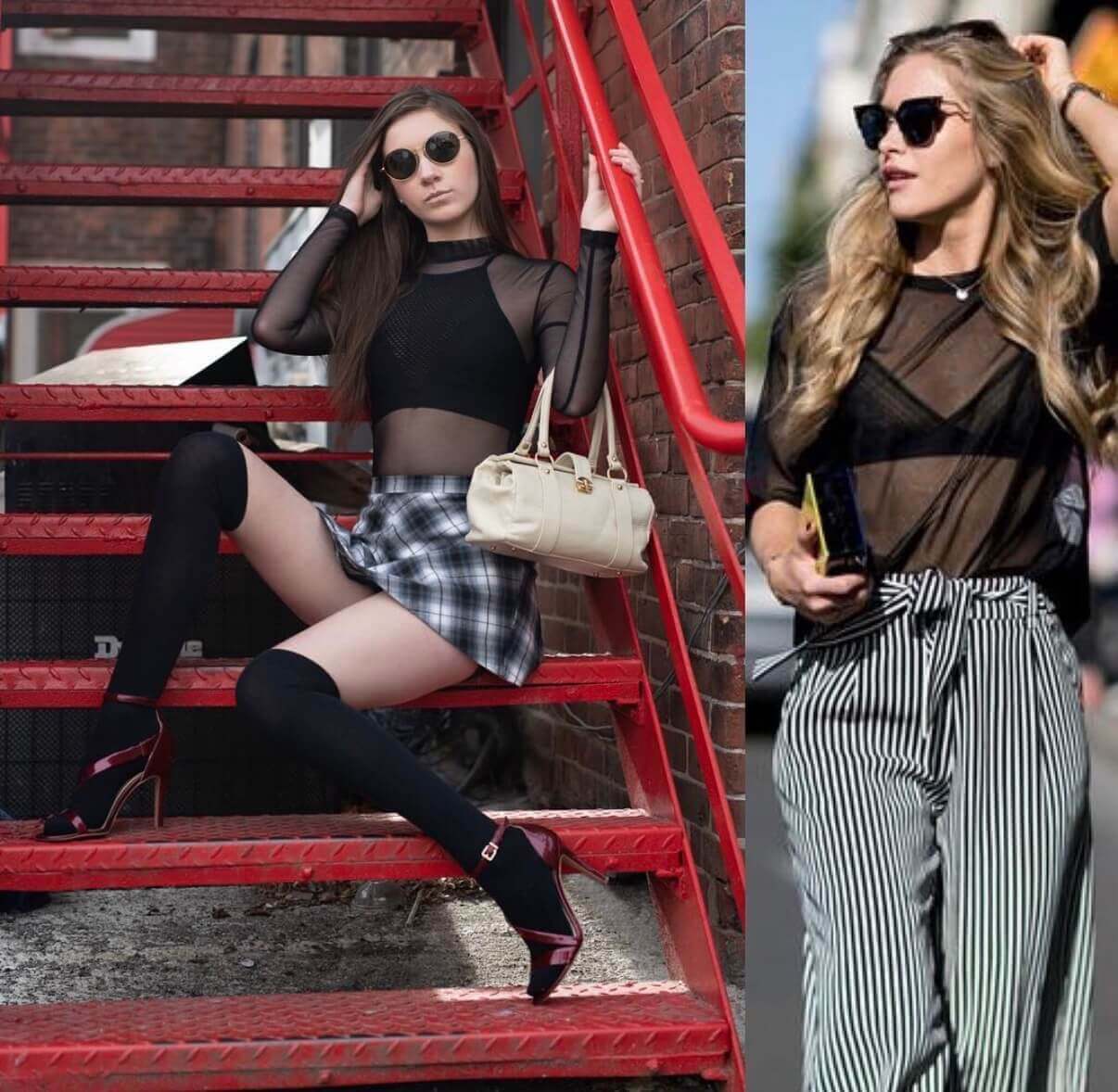 goodwill challenge showing the inspiration and the outfit created