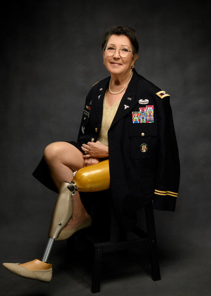 Carol-100-Edit-untitled-Social studio portrait military wife amputee